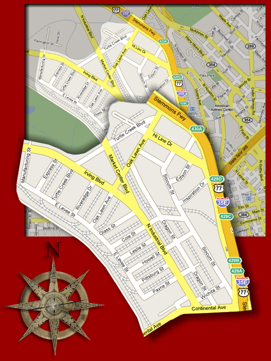 Dallas Antiques And Design District Located In Dallas Texas